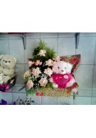 Cesta com urso